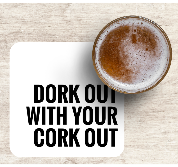 σκουπίστε με τα σουβέρ κειμένου φελλού - TenStickers