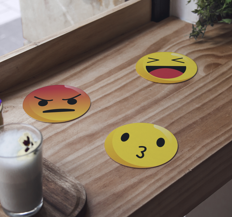 Emoticons geek ποτό σουβέρ - TenStickers