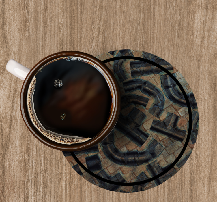 βιομηχανικά τούβλα σωλήνες μοτίβο σουβέρ υφή - TenStickers