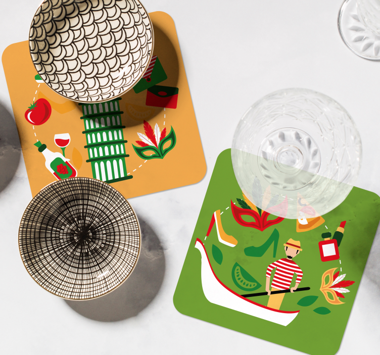 πιο διάσημα εικονίδια της Ιταλίας περισσότερα σουβέρ - TenStickers