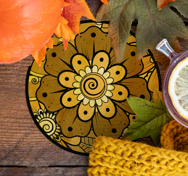 Paisley ινδικό στιλ ρόστερ - TenStickers