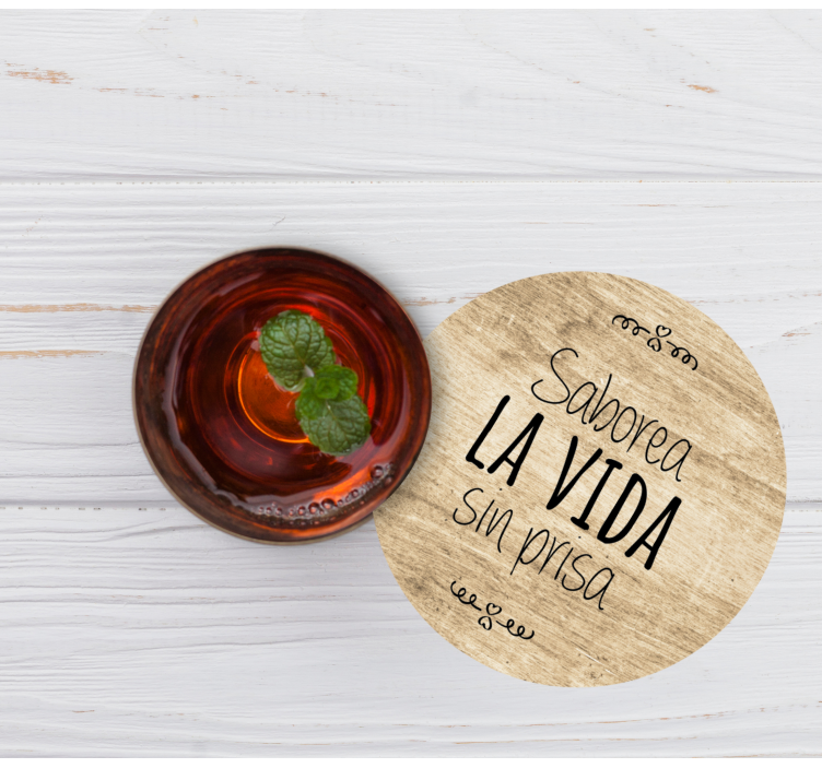 δοκιμάζει τη ζωή χωρίς βιασύνη σουβέρ - TenStickers