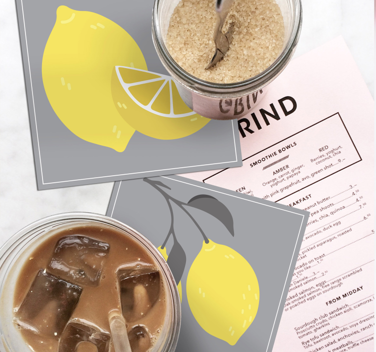 τροπικό λεμόνι εσπεριδοειδών - TenStickers