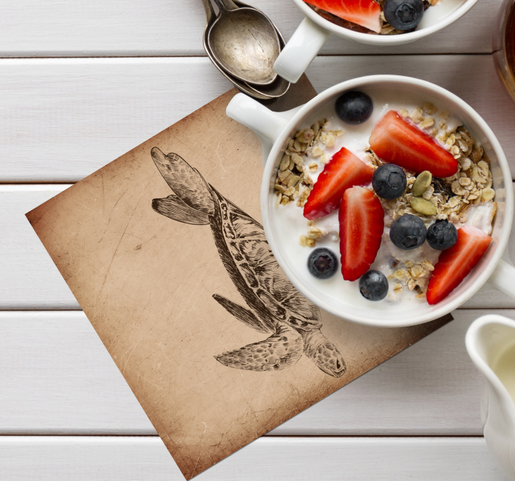 εκλεκτής ποιότητας τρενάκι της χελώνας - TenStickers