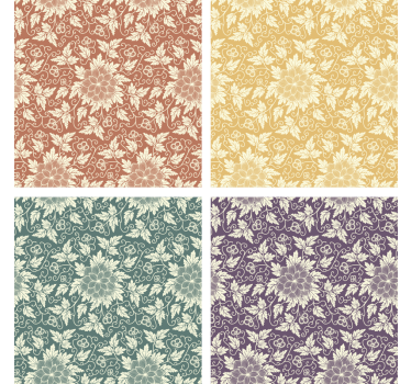 εκλεκτής ποιότητας floral στολίδι τρενάκι - TenStickers