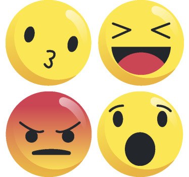 Emoticons geeky σουβέρ - TenStickers