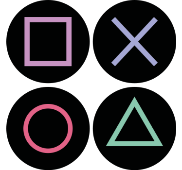 Playstation απομακρυσμένες φιγούρες μοντέρνο ποτό - TenStickers