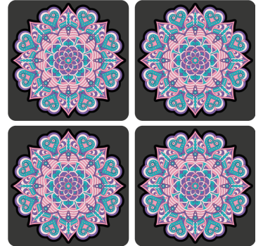 τρενάκι πλακιδίων boho mandala - TenStickers