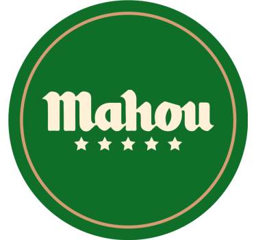 Mahou λογότυπο σε ένα τραπέζι σουβέρ μπύρας - TenStickers