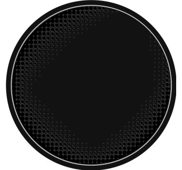 μαύρο με πλαίσιο ρετρό σουβέρ - TenStickers