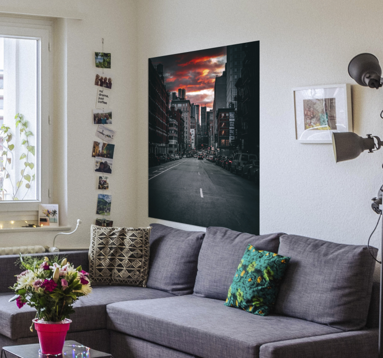 αφίσα του δρόμου της πόλης της Νέας Υόρκης - TenStickers