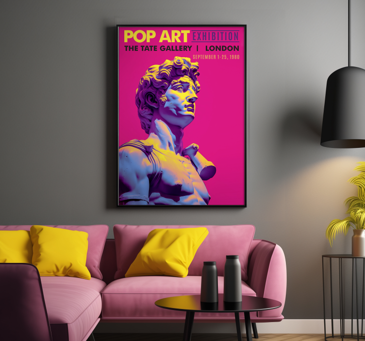 Aφίσα για το σαλόνι έκθεση pop art - TenStickers