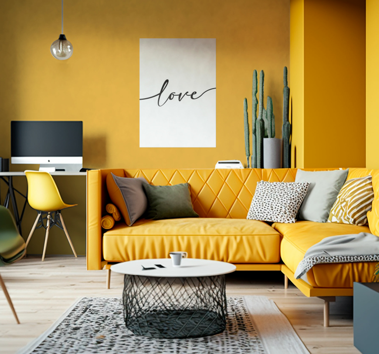 Αφίσα με φράσεις Αγάπη - TenStickers