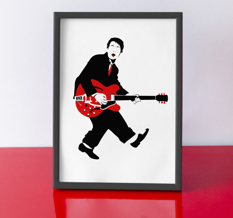 Aφίσα με μουσικά θέματα πίσω στο 1955 - TenStickers