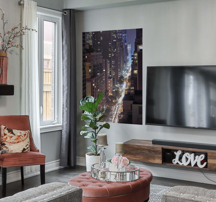 αφίσα κτιρίων της πόλης της Νέας Υόρκης - TenStickers