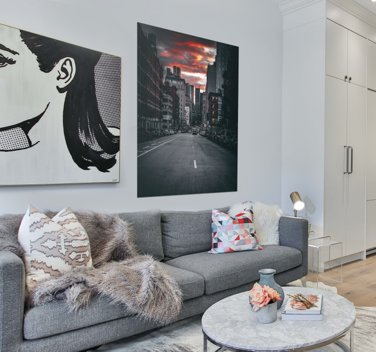 αφίσα του δρόμου της πόλης της Νέας Υόρκης - TenStickers