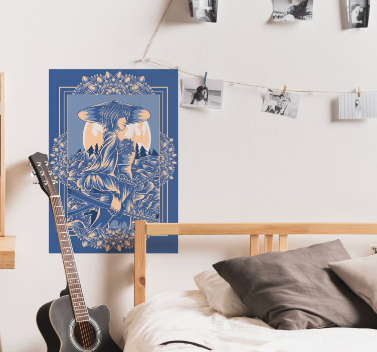 Εκτύπωση αφίσας anime σαμουράι - TenStickers