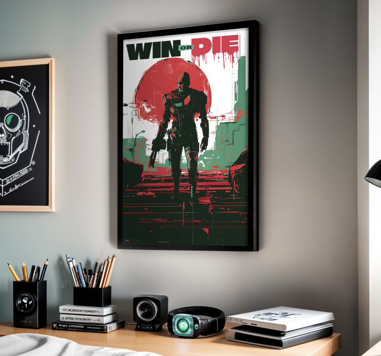 αφίσα βιντεοπαιχνιδιών cyber android - TenStickers