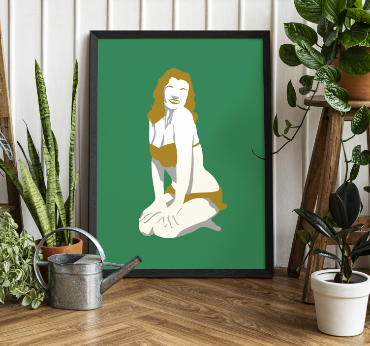 Aφίσα pin-up σταρ του κινηματογράφου της δεκαετίας του '50 - TenStickers