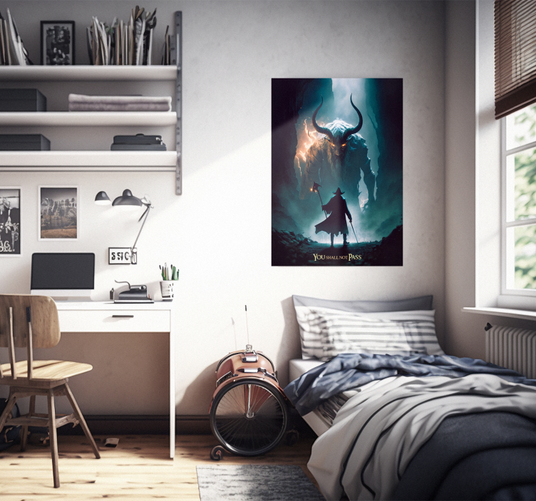 δεν θα περάσετε την αφίσα της ταινίας - TenStickers