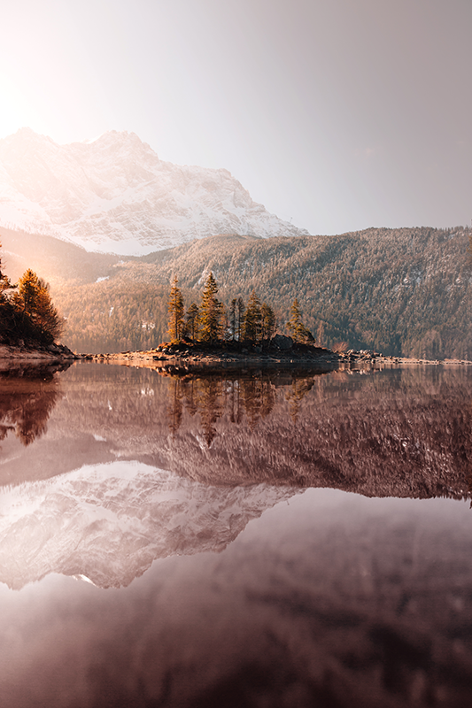 Ρεαλιστική φωτογραφία αφίσα σκανδιναβικά βουνά - TenStickers