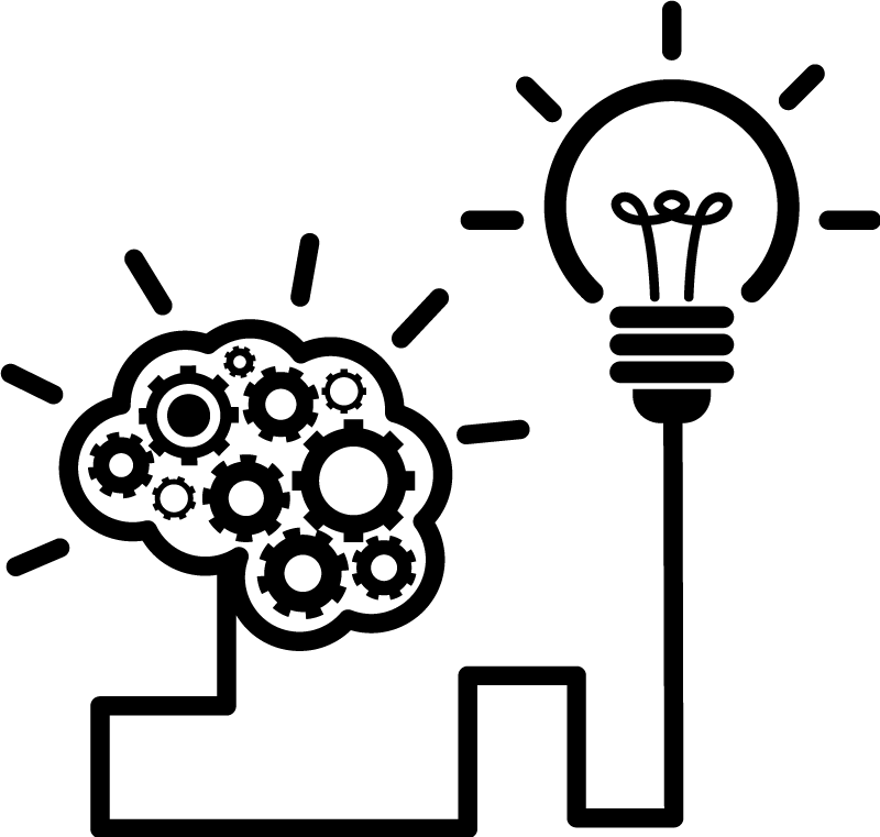 Αφίσα για το γραφείο Λάμπα ιδεών μυαλού - TenStickers