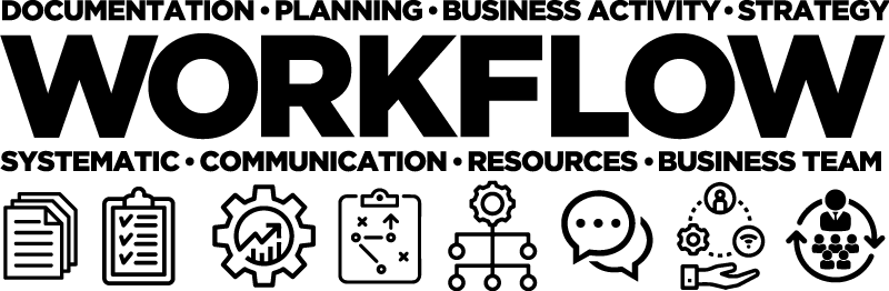 Αφίσα για το γραφείο ροή εργασίας - TenStickers