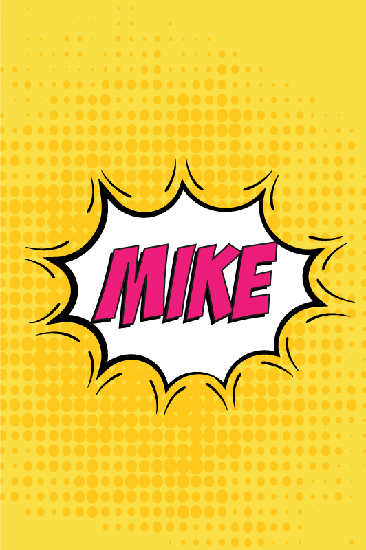 Αφίσα έφηβου δωματίου Ονόμα κόμικ - TenStickers