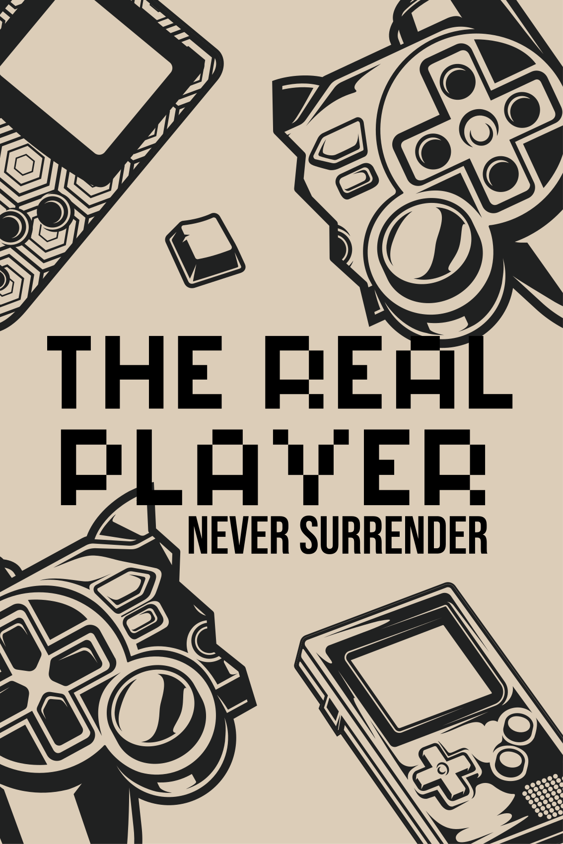 Αφίσα έφηβου δωματίου πραγματικός παίκτης - TenStickers