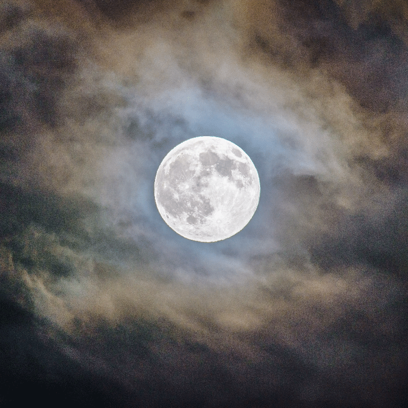 Αφίσα για το σαλόνι Νύχτα Πανσέληνου - TenStickers