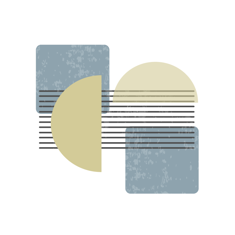 Αφίσα για το σαλόνι Σύγχρονη τέχνη Μοντέρνος σχεδιασμός - TenStickers