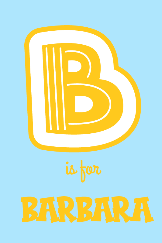 Αφίσα έφηβου δωματίου με Αλφαβητική Προσωποποίηση - TenStickers