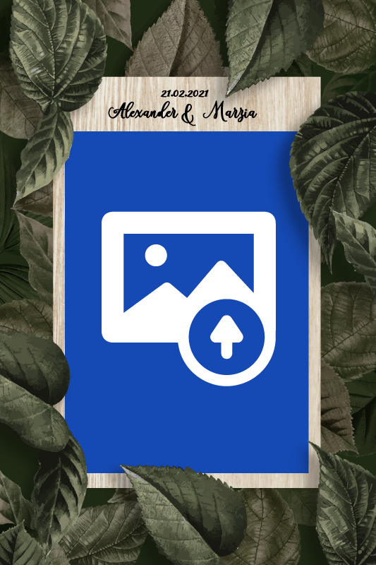 Αφίσα εορταστικών και εκδηλώσεων Χέρια και Μπουκέτο Γάμου - TenStickers