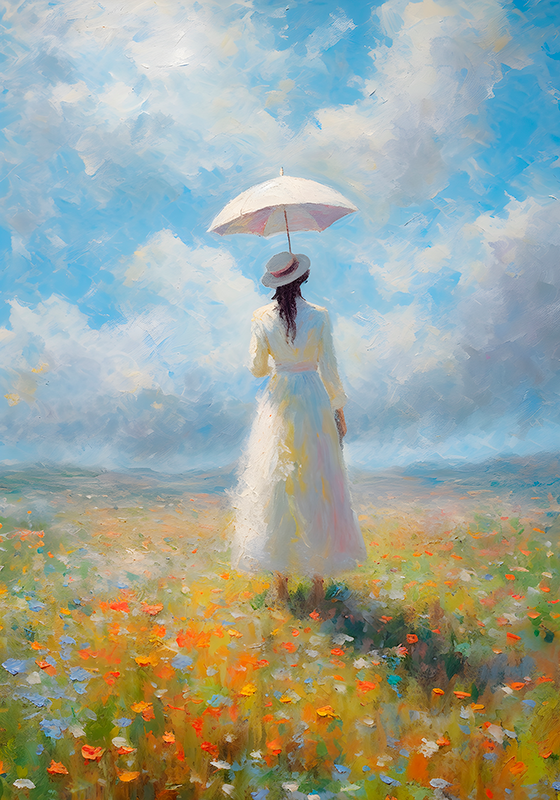 Aφίσα με καλλιτεχνικά έργα printemps ιμπρεσιονισμός - TenStickers