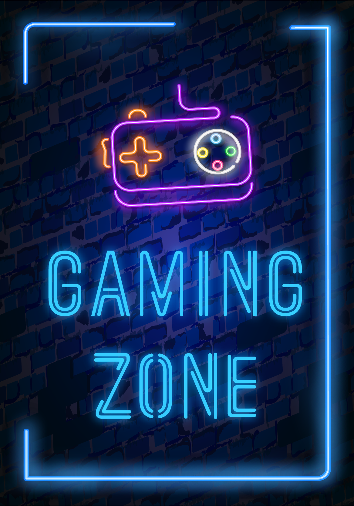 αφίσα βιντεοπαιχνιδιών gaming zone - TenStickers