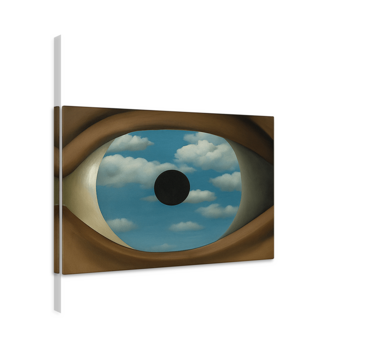 τέχνη καμβάς ζωγραφική ο ψεύτικος καθρέφτης - TenStickers