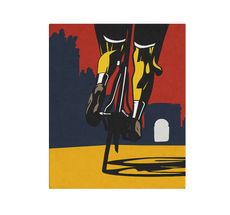 αθλητικός καμβάς ζωγραφικής σκάσε τα πόδια σου - TenStickers