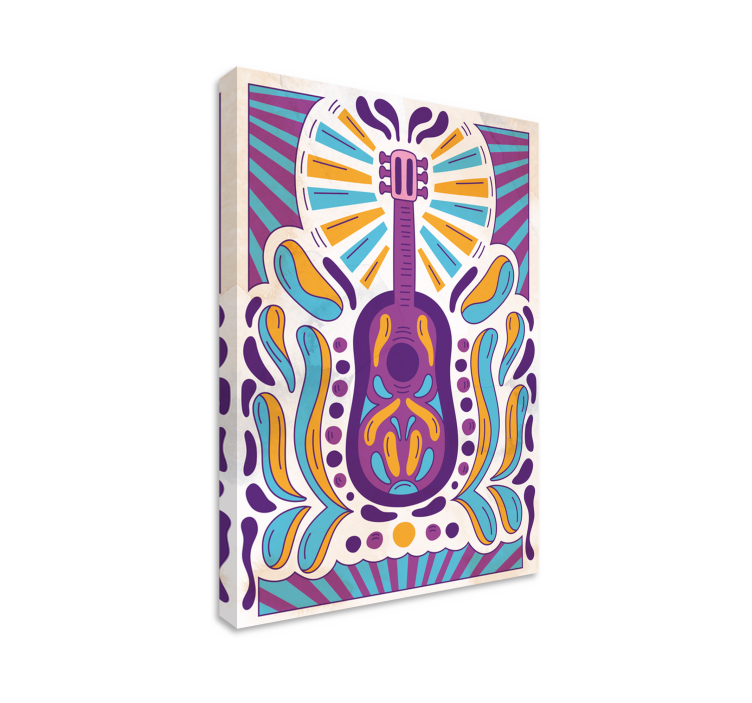 μουσικά μοτίβα καμβά τέχνη - TenStickers