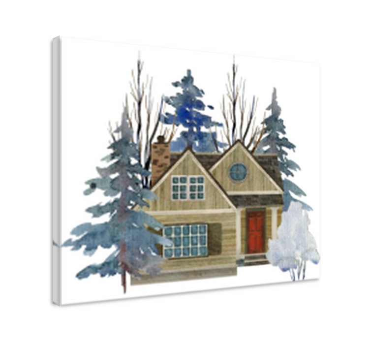 ρουστίκ στυλ ρουστίκ καμβά τέχνη - TenStickers