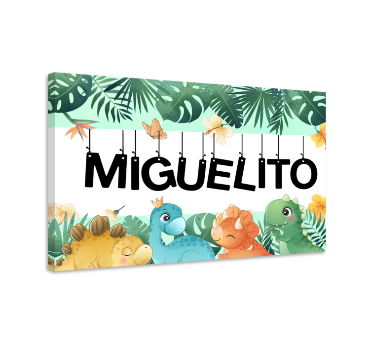 με το όνομα dinosaurs καμβά - TenStickers