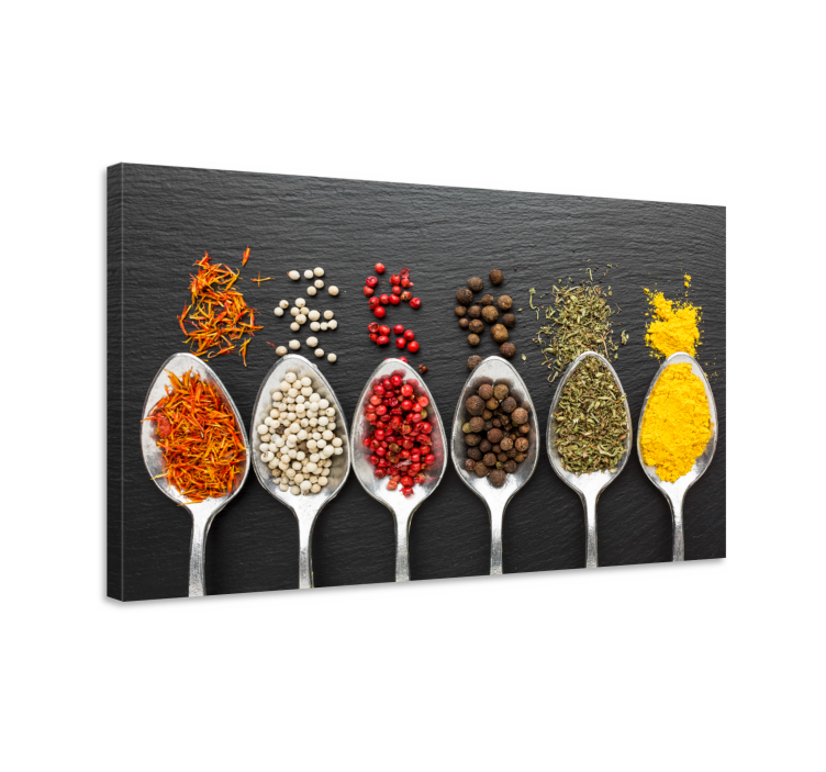 εκτύπωση τοίχου ειδών κουζίνας - TenStickers