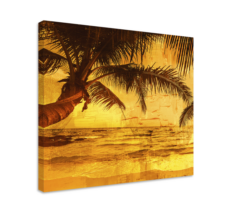 Φύση palm beach canvas wall art - TenStickers