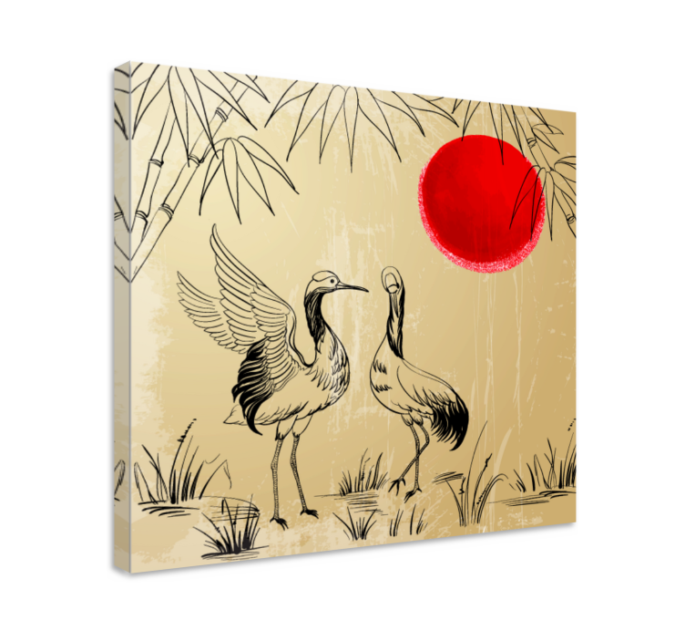 εκτυπώσεις τοίχου υπνοδωματίου κινεζικών βουνών - TenStickers