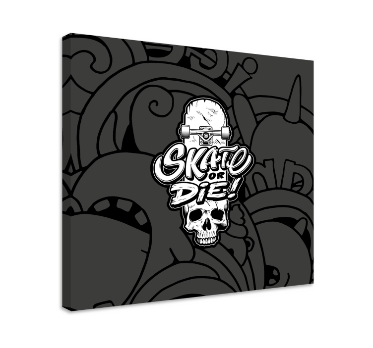 μοντέρνος καμβάς graffiti skate - TenStickers