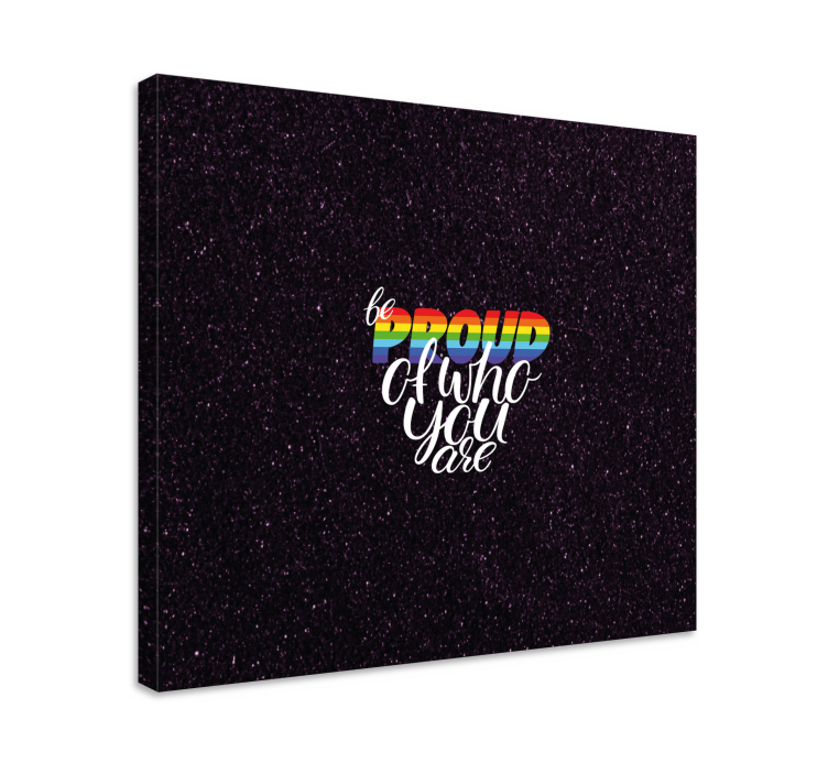 Καμβάς με παραθέσεις Δηλώσεις Περηφάνιας - TenStickers