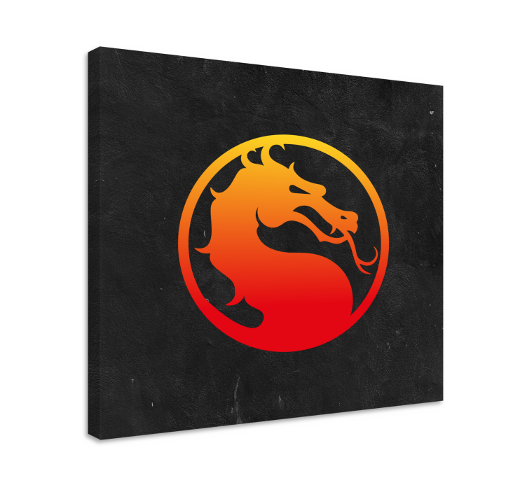 Ζωγραφική βιντεοπαιχνίδια Δράκος mortal kombat - TenStickers