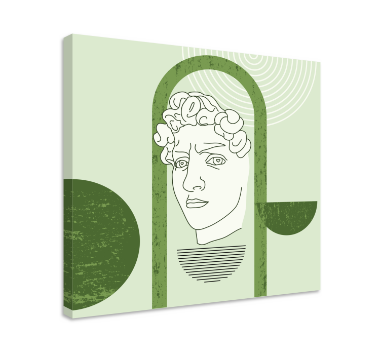 David green pop art γλυπτά καμβά εκτυπώσεις τέχνης - TenStickers