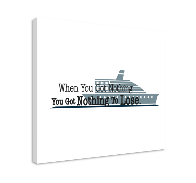 Καμβάς με παραθέσεις Ναυτικές Εμπνευσμένες Ρήσεις - TenStickers