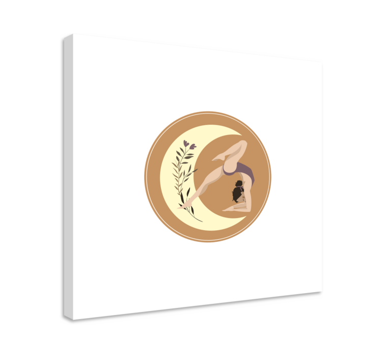 Παιδικό πίνακα καμβά Θέση Γιόγκα Ηρεμία - TenStickers