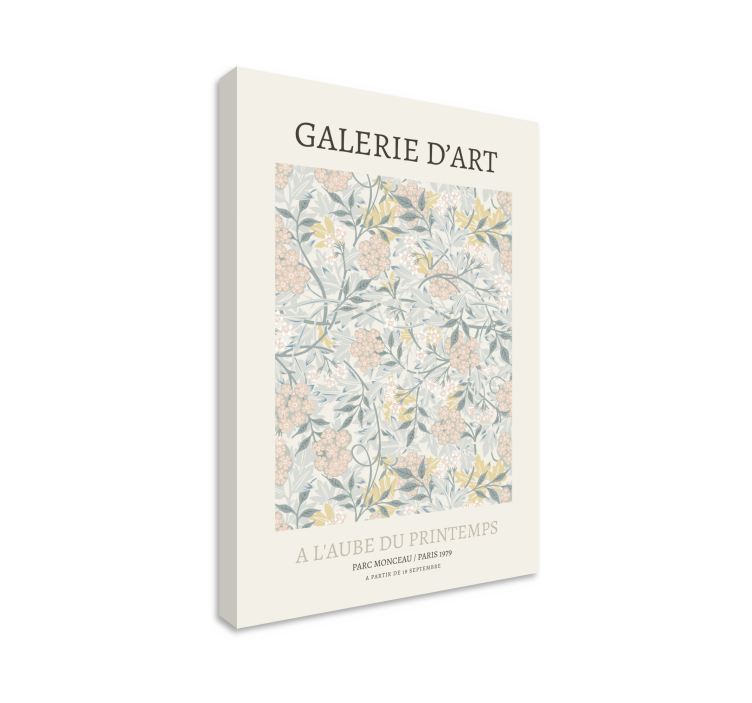 γκαλερί d'art αφίσα ρετρό καμβάς - TenStickers